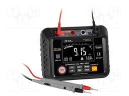 Meter: insulation resistance; LCD 3,7"; VAC: 10÷600V; VDC: 10÷600V