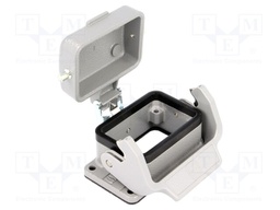 Enclosure: for Han connectors; Han; size 6B; with latch; IP65