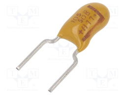 Capacitor: tantalum; 1uF; 50VDC; THT; ±10%; -55÷125°C; Series: T356