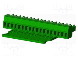 Connector: pluggable terminal block; plug; female; straight; 300V