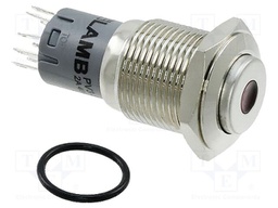 Switch: vandal resistant; Pos: 2; DPDT; 2A/48VDC; IP40; ON-(ON)