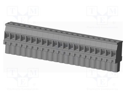 Connector: pluggable terminal block; plug; female; angled 90°