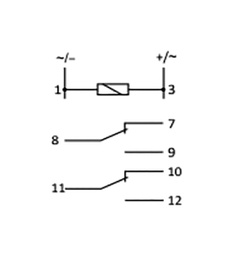 Timer; 0,1s÷24days; DPDT; 250VAC/8A; Usup: 110VAC; 110VDC; -25÷50°C