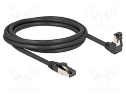 Patch cord; S/FTP; Cat: Cat 8.1; RJ45 plug,RJ45 down angled plug