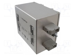 Power Line Filter, Chassis, General Purpose, 250 VAC, 16 A, Single Phase, 1 Stage, DIN Rail Mount