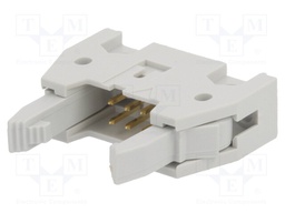 Socket; IDC; male; PIN: 6; straight; with ejector; THT; 2.54mm