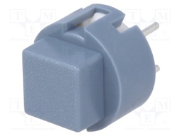 Switch: keypad; Pos: 2; SPST-NO; 0.01A/32VDC; grey; Mounting: THT