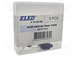 Fuse: fuse; 100A; 58VDC; automotive; 41mm; M5 screw; 41x12x8.24mm