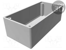 Enclosure: shielding; X: 66mm; Y: 130mm; Z: 55mm; black; IP54; UL94V-0