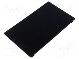 Radio cover; 189x110mm; metal,plastic