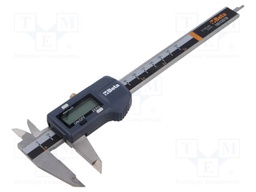 Calliper; Range: 0÷150mm; plastic case; with digital readouts