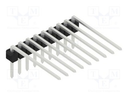 Connector: pin strips; pin header; male; PIN: 9; 2.54mm; THT; 1x9