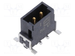 Connector: PCB to PCB; male; PIN: 2; 2.54mm; Series: har-flex Power
