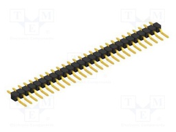 Connector: pin strips; pin header; male; PIN: 27; 2.54mm; SMT; 1x27