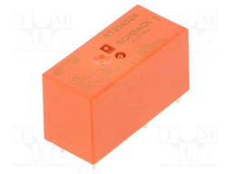 Relay: electromagnetic; SPDT; Ucoil: 24VAC; 12A/250VAC; 12A/24VDC