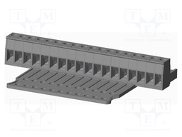 Connector: pluggable terminal block; plug; female; straight; grey