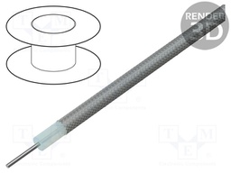Wire: coaxial; RG405; 1x24AWG; wire; CCS; 15m; Øcable: 2.2mm; 50ft