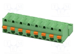 PCB connector, nominal cross section: 2.5 mm2, color: green,