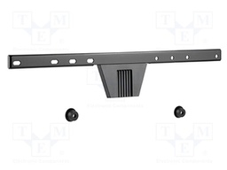 Holder; for wall mounting; 50kg; 37÷80"; black; permanent