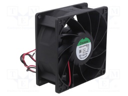 Fan: DC; axial; 12VDC; 92x92x38mm; 180.6m3/h; 53.8dBA; ball bearing