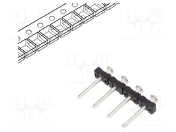 Connector: pin strips; pin header; PIN: 4; SMT; 10A; 300V; straight