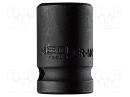 Socket; 6-angles,impact; HEX 15mm; 1/2"; Socket bit length: 38mm