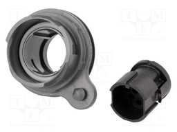 Connector: circular; socket; male; PIN: 10; w/o contacts; UL94V-0