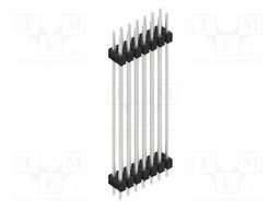 Connector: pin strips; pin header; male; PIN: 14; 2.54mm; THT; 2x7