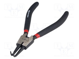 Pliers; for circlip; external; Pliers len: 180mm; angular; HD