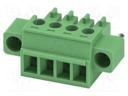 PCB connector, nominal cross section: 1.5 mm?, color: green,