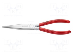 Pliers; cutting,half-rounded nose,universal; 200mm
