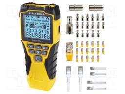 Tester: LAN network analyzer; LCD; Measured cable l: max.610m
