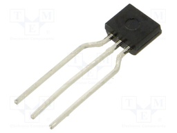 Transistor: NPN; bipolar; 400V; 0.3A; 1W; TO92