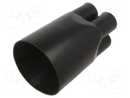 Cable breakout; 90/34mm; black; Diam.after shrinking: 35/14mm; AK