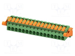 PCB connector, nominal cross section: 2.5 mm?, color: green,