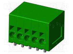 Connector: PCB terminal block; terminal; Plating: tinned; on PCBs
