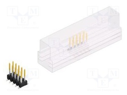 Connector: pin strips; pin header; male; PIN: 10; 2.54mm; SMT; 2x5