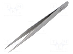 Tweezers; 120mm; for precision works; Blade tip shape: sharp