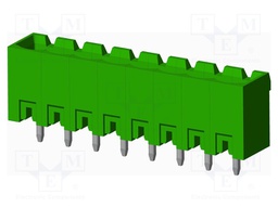 Connector: pluggable terminal block; socket; male; straight; THT