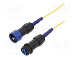 Connector: fiber optic; patchcord; PIN: 1; bayonet; Buccaneer 4000