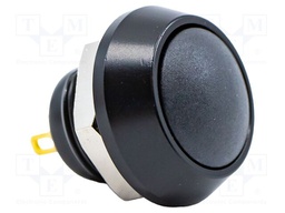 Switch: vandal resistant; SPST-NO; 2A/36VDC; IP65; OFF-(ON); Ø12mm