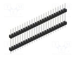 Connector: pin strips; pin header; male; PIN: 24; 2.54mm; THT; 1x24
