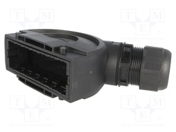 Enclosure: for HAN Modular connectors; Han Eco Modular; angled