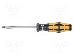 Screwdriver; slot; for impact,assisted with a key; 3,5x0,6mm