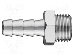Plug-in nozzle; brass; Connection: 8mm; Thread: outside