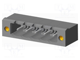 Connector: pluggable terminal block; socket; male; on PCBs