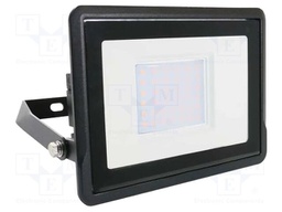 Lamp: LED flood light; 30W; 230VAC; white cold; 100°; 6500K; 25000h