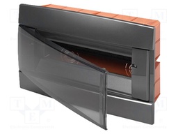 Enclosure: for modular components; IP40; plaster embedded
