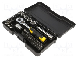 Kompaktowy zestaw nasadek 1/4DR 37szt.