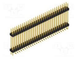 Connector: pin strips; pin header; male; PIN: 60; 2.54mm; SMT; 2x30